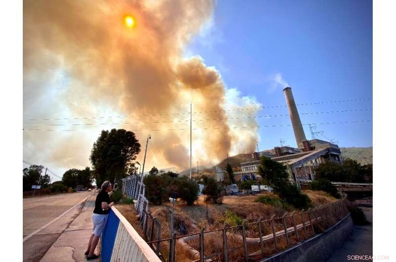 Wildfire Threatens Turkish Aegean Power Plant, Evacuation Ordered