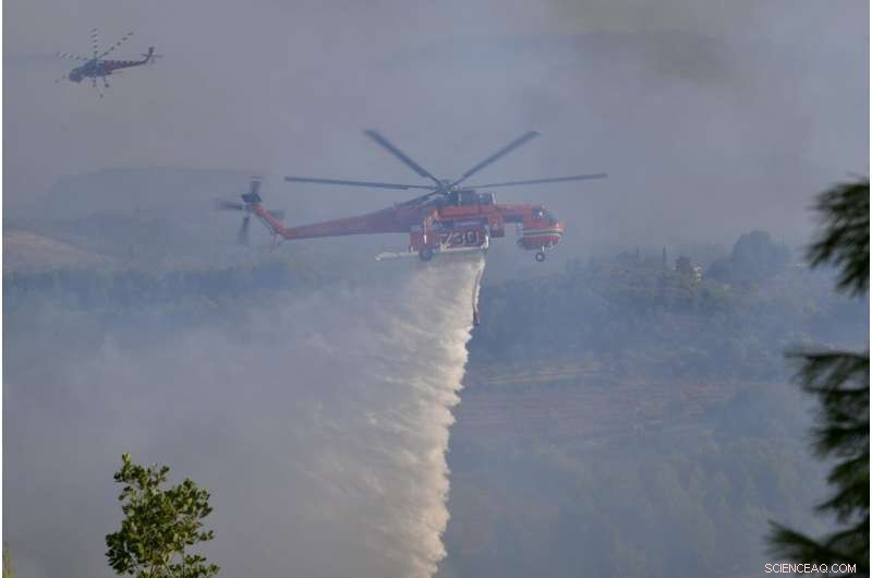 Greece Faces Wildfire Crisis: Forest Fires Threaten Olympic Birthplace