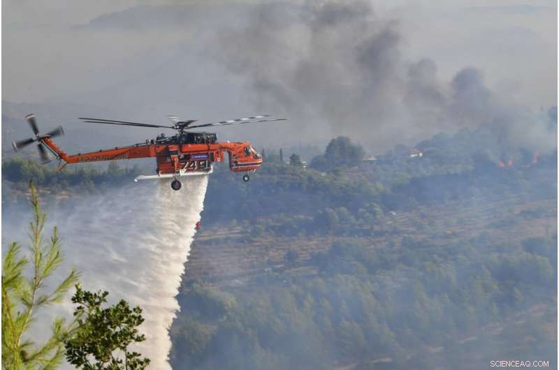 Greece Faces Wildfire Crisis: Forest Fires Threaten Olympic Birthplace
