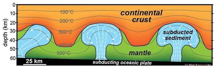 Lava Lamp Tectonics: How Subducted Sediment Rises Through the Mantle