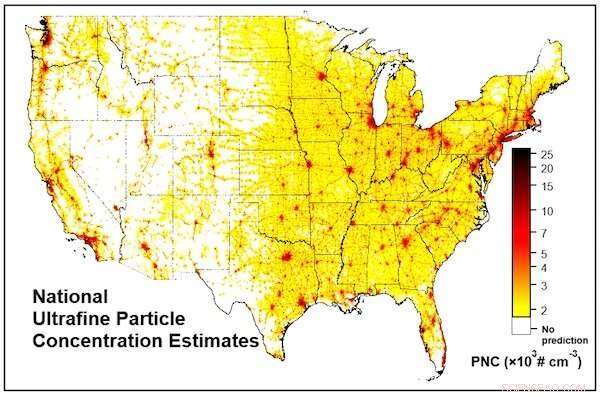 Nationwide Ultrafine Particle Study Illuminates Health Impacts