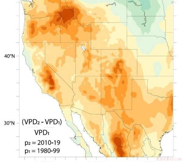 Warmer, drier nights fuel heightened activity of Western wildfires