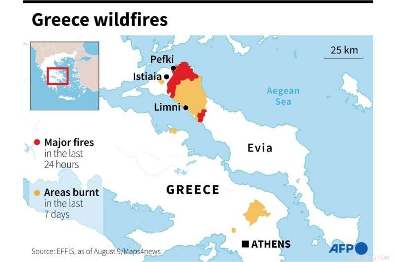 Greece Faces Ecological Crisis as Wildfires Ravage Over 100,000 Hectares