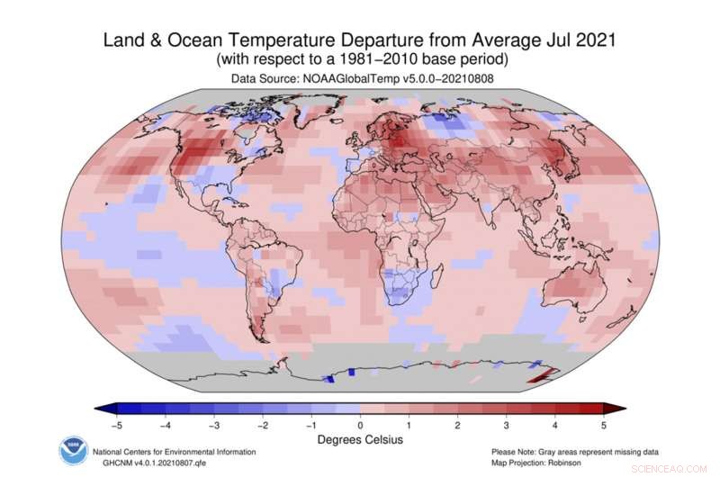 NOAA Confirms July as Record‑Hotest Month on Earth