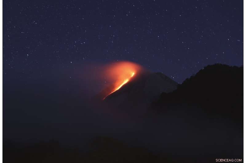 Mount Merapi Erupts Again, Sending Lava Streams Down Its Crater