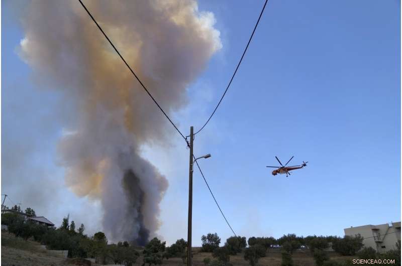 Greece Wildfires Intensify: Strong Winds Spark Two New Blazes Near Athens