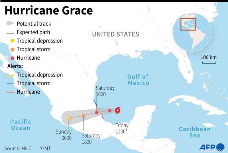 Hurricane Grace Regains Power Ahead of Second Mexican Landfall