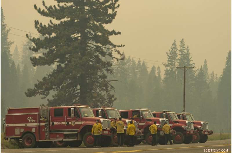 Lake Tahoe Veiled in Smoke as Caldor Fire Threatens the Region