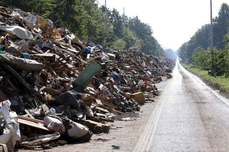 Belgium Repurposes Closed A601 Highway as Emergency Waste Dump for Flood Victims