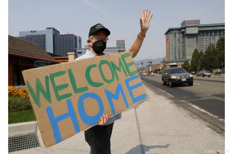 Lake Tahoe Wildfire Contained, Protecting Nearby Towns