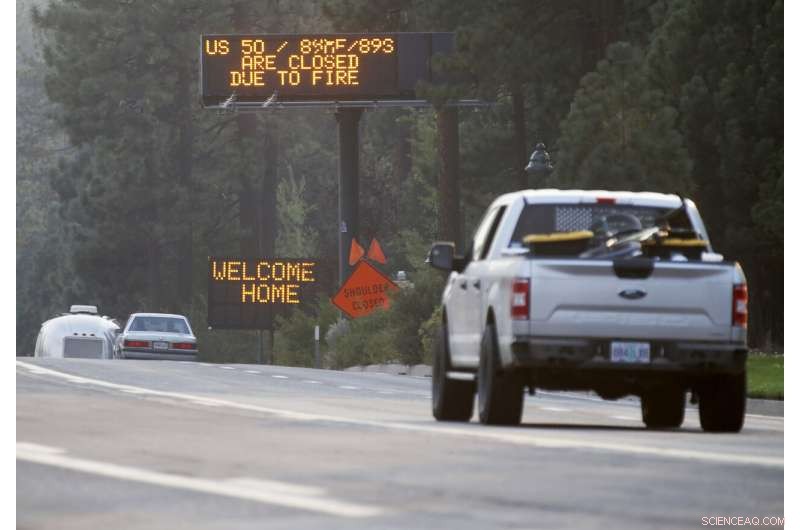 Lake Tahoe Wildfire Contained, Protecting Nearby Towns