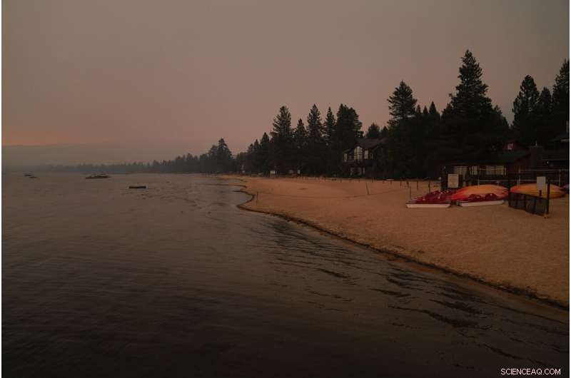 Lake Tahoe Wildfire Contained, Protecting Nearby Towns