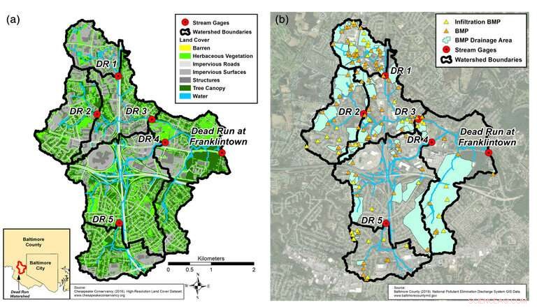 Urban Stormwater Study Reveals Minimal Impact of Management on Flow Patterns