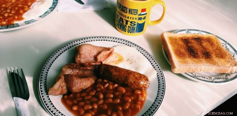 Reducing the Carbon Footprint of a Full English Breakfast
