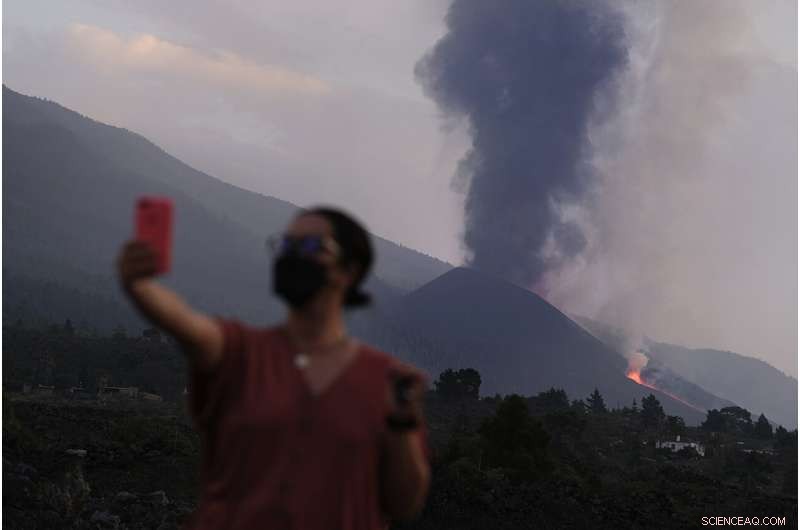 La Palma Volcano Lava Traces Slow Journey to the Sea