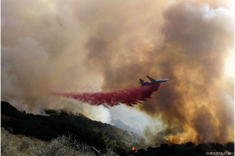 Massive Wildfire Threatens Southern California Coastal Mountains, Roadways Shut