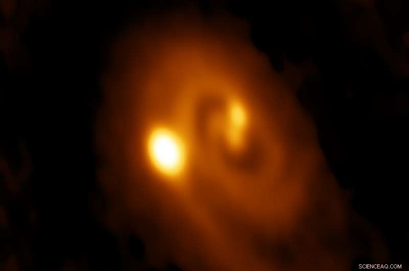 Young Stellar System Captured During Formation of Close Multiple Stars