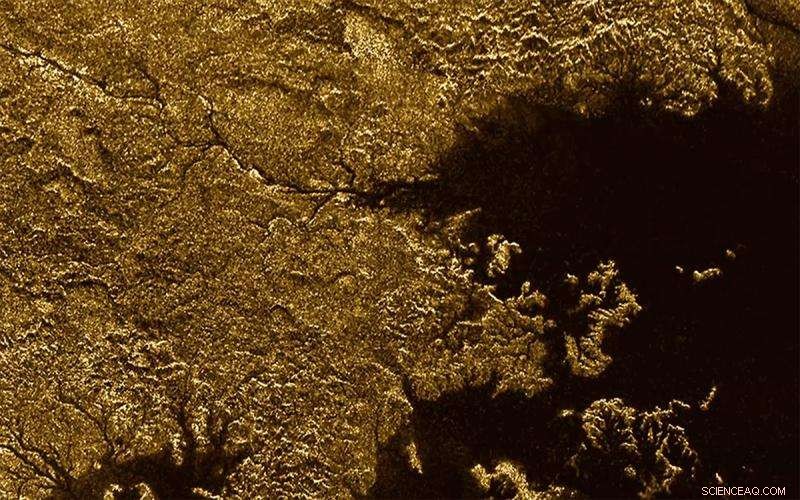 Cassini Reveals Deep, Liquid-Filled Canyons on Titan
