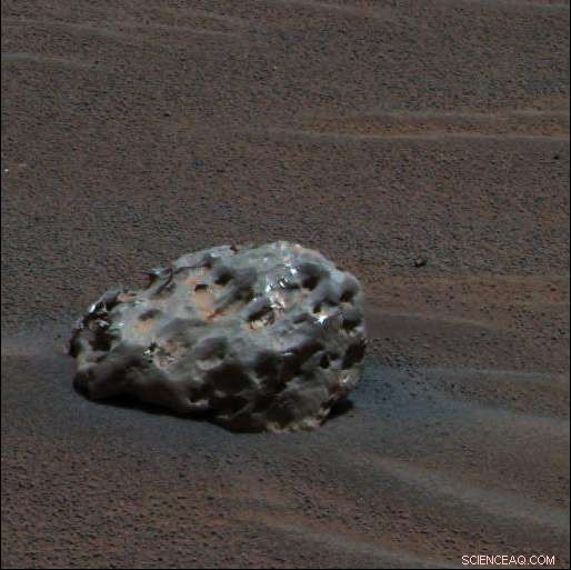 NASA s Curiosity Rover Discovers Melted Metallic Meteorite on Mars