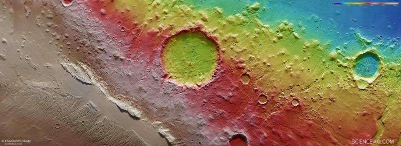 Mars  Ancient Tectonic Stress Revealed by High-Resolution Imaging