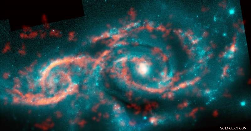 Collision-Triggered Stellar Tsunami Forms Eye-Shaped Starburst in Galaxy IC 2163
