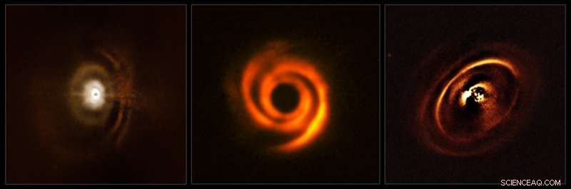 Sculpting Solar Systems: SPHERE Unveils Protoplanetary Discs Shaped by Emerging Planets