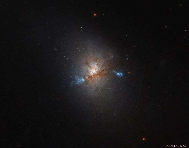 Hubble Reveals the Mysterious NGC 1222 Galaxy