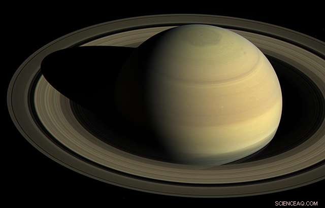 Scientists Reveal Hidden Gravitational Anomalies of Saturn Using Satellite Imagery