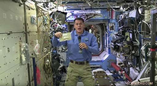 Space Thanksgiving: Turkey, Green Beans, and Football Celebrated on the ISS