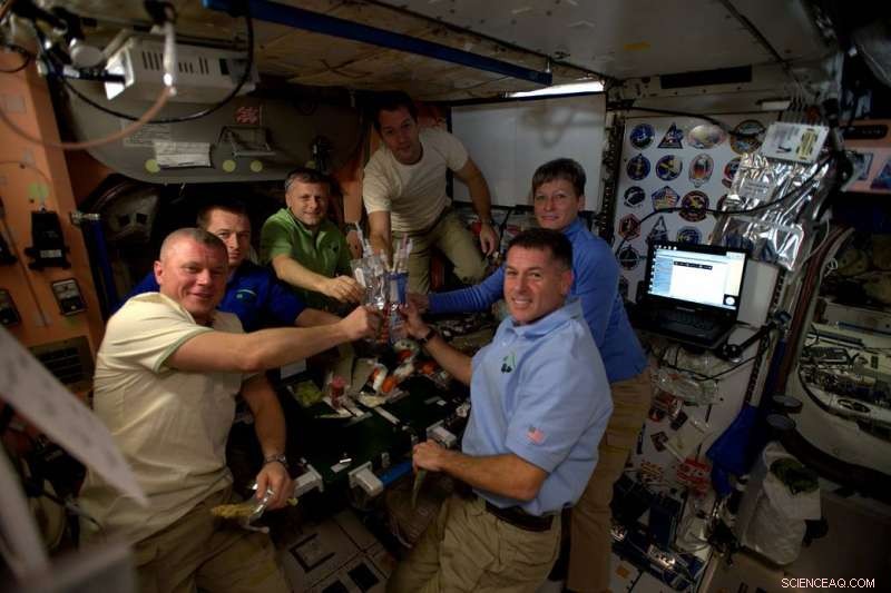 Crew Celebrates Thanksgiving Aboard the International Space Station