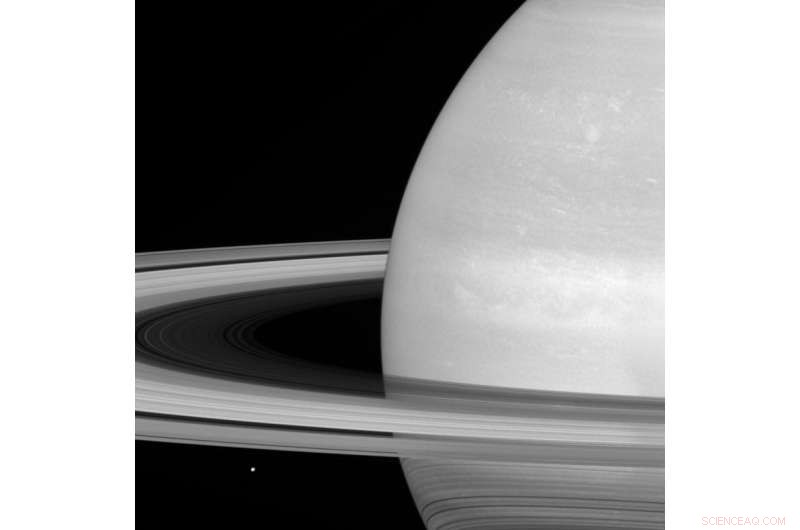 NASA Image of Saturn’s Icy Moon Mimas