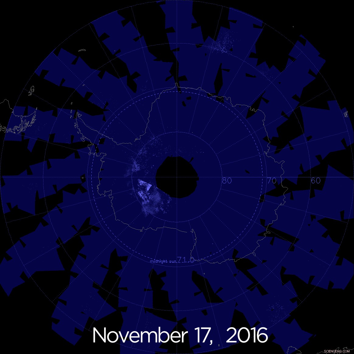 NASA’s AIM Discovers Early Noctilucent Ice Clouds Over Antarctica