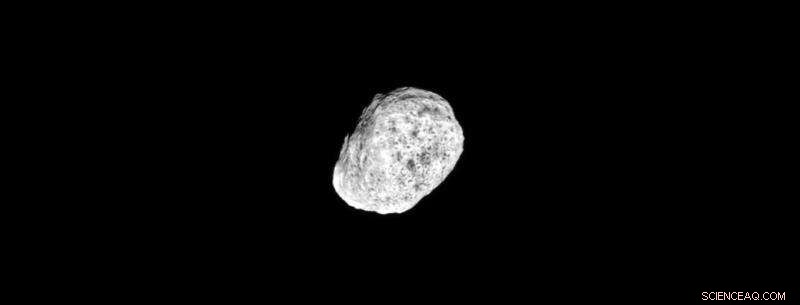 Hyperion’s Chaotic Spin Captured: A Stunning Image of Saturn’s Mysterious Moon