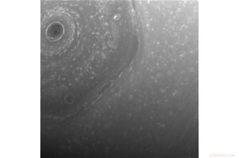 Cassini Releases First Images from New Saturn Orbit
