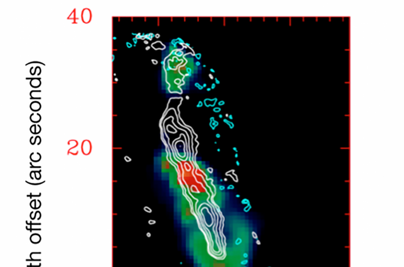 SOFIA Observes Superheated Gas Streams Fueling a Potential Star-Formation Storm