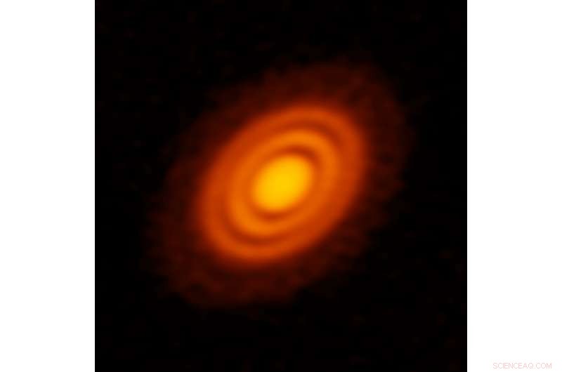 Rings Around Young Star Reveal Ongoing Planet Formation