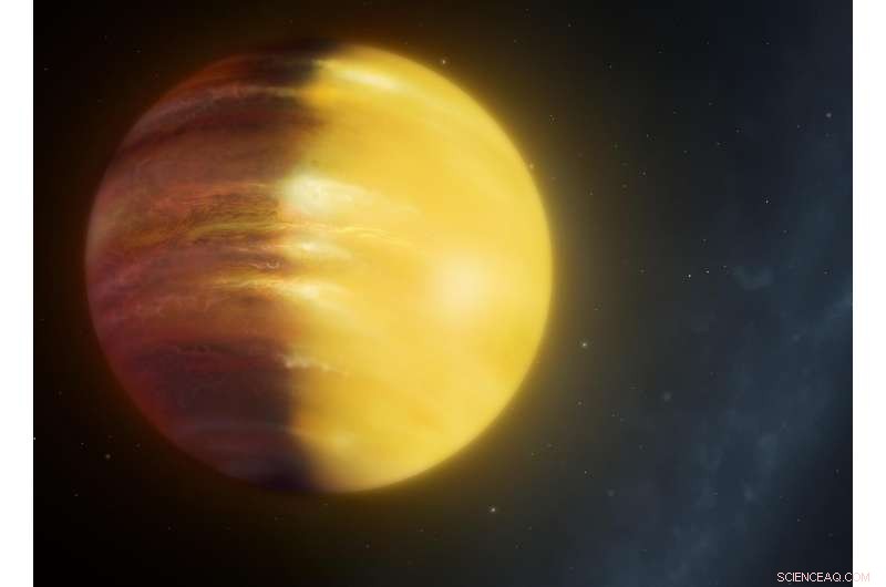 Ruthless Winds on Distant Giant Planet Reshape Its Atmosphere