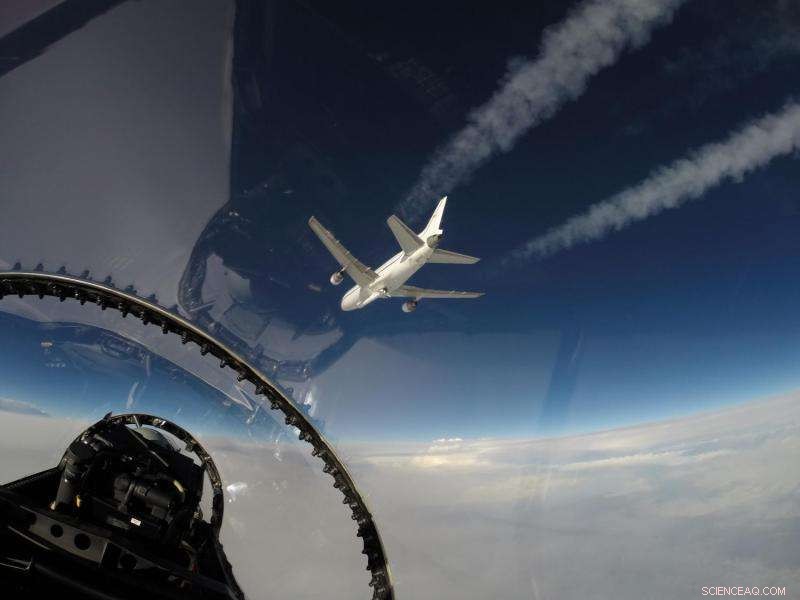 NASA CYGNSS Hurricane Mission Launch: Stunning Chase Plane View