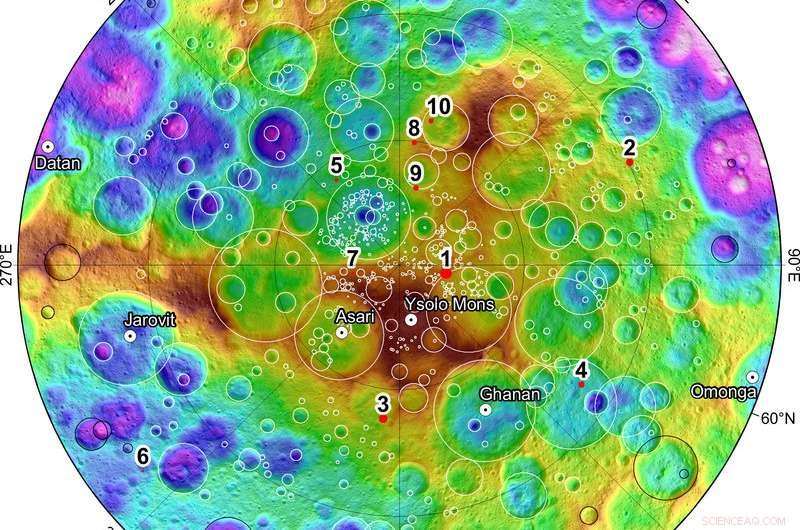 NASA’s Dawn Probe Detects Water Ice in Ceres’ Polar Craters