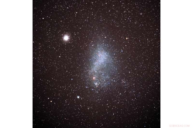 Bright Nebula Illuminates the Small Magellanic Cloud, a Milky Way Satellite
