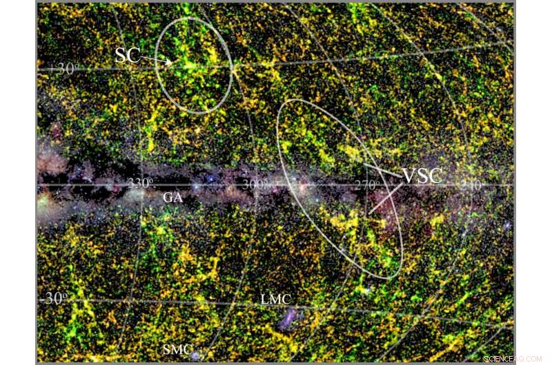 Astronomers Discover Nearby Supercluster of Galaxies Close to the Milky Way