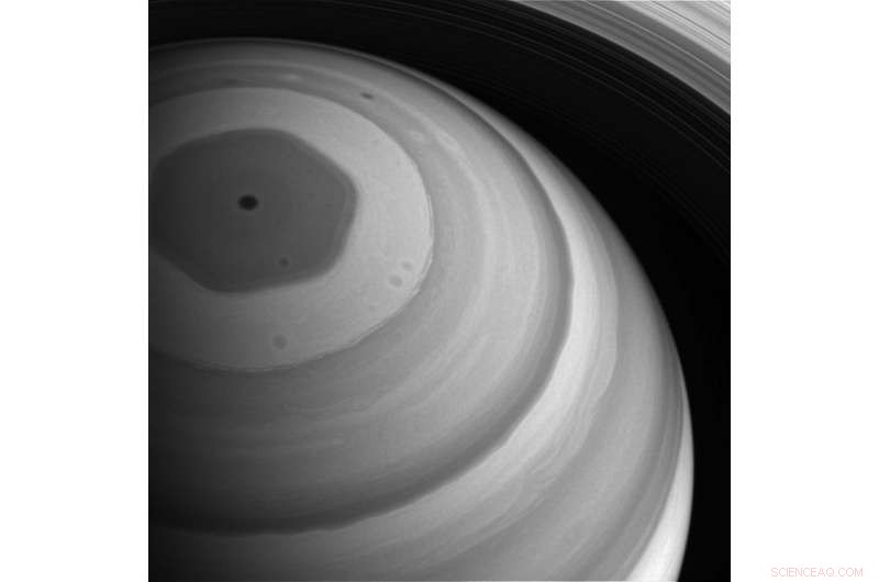 Saturn s North Pole Illuminated by Sunlight – Stunning Image