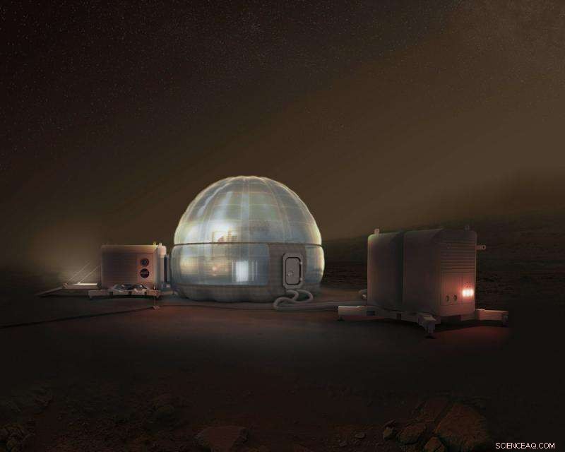 NASA Proposes Innovative Ice‑Based Habitat for Mars