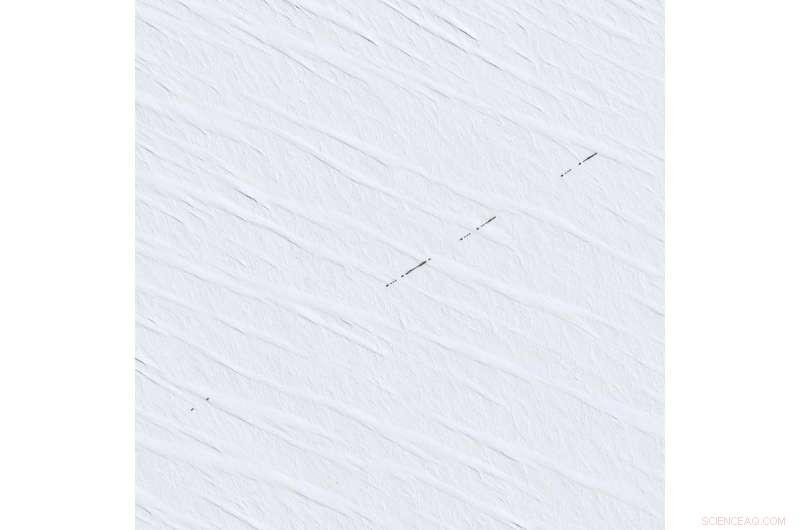 French Satellite Documents Antarctic Supply Caravan