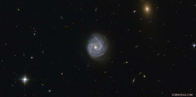 Hubble Observes Enigmatic Brightness of a Black Hole