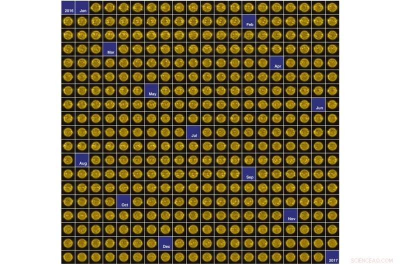 2016 Daily Solar Images: Proba-2 Satellite Montage