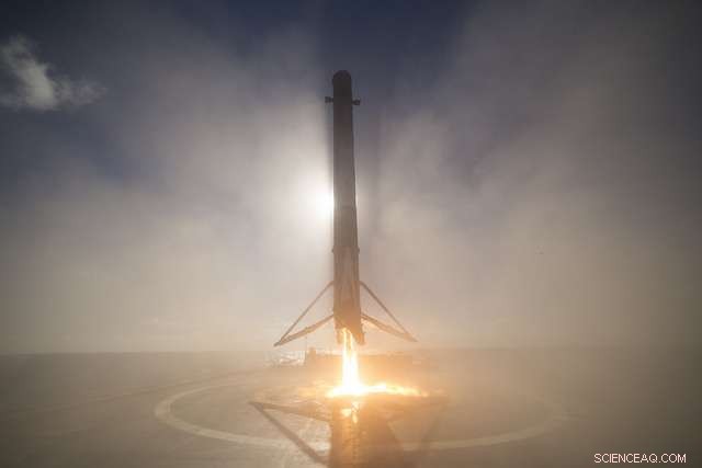 SpaceX Falcon 9 Landing: Stunning Images Capture Perfect Touchdown