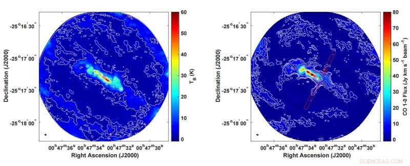 Astronomers Detail Molecular Outflow in Nearby Starburst Galaxy NGC 253