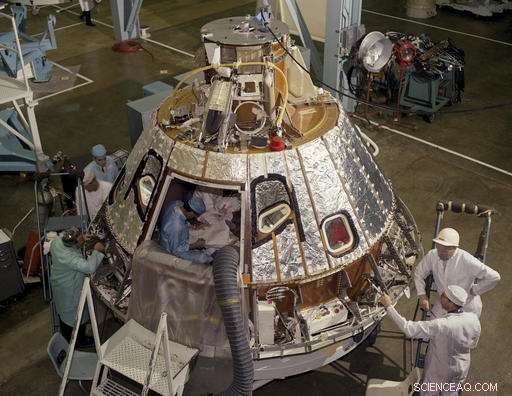 NASA Reveals Apollo Capsule Hatch 50 Years After Fatal Fire