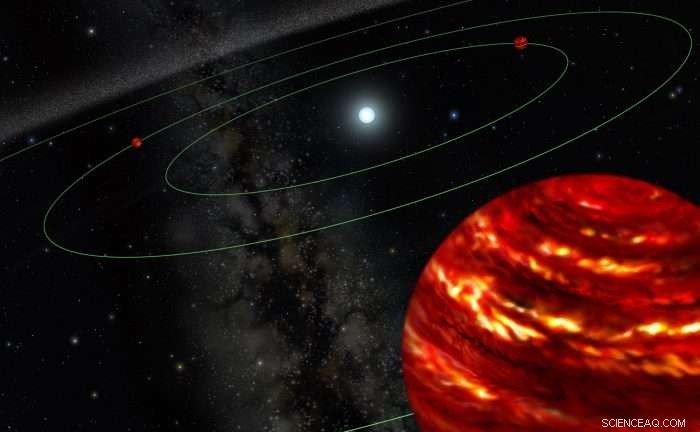Four-Planet System Imaged in Motion: A Breakthrough in Exoplanet Discovery